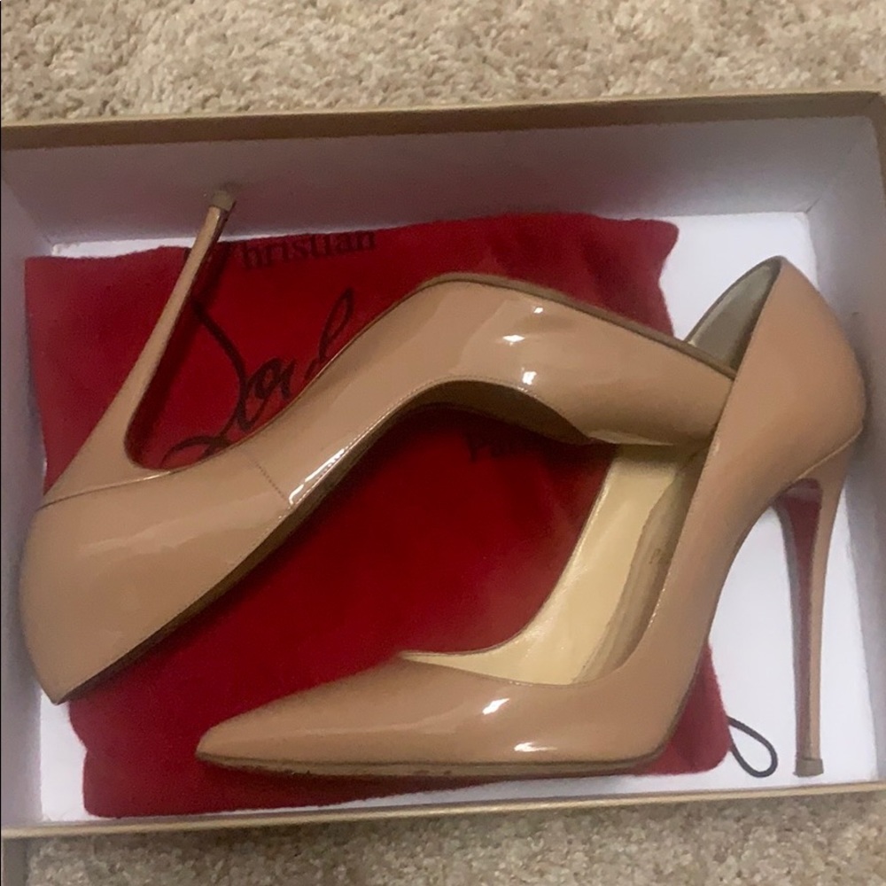 So Kate 120 Patent Nude Heel